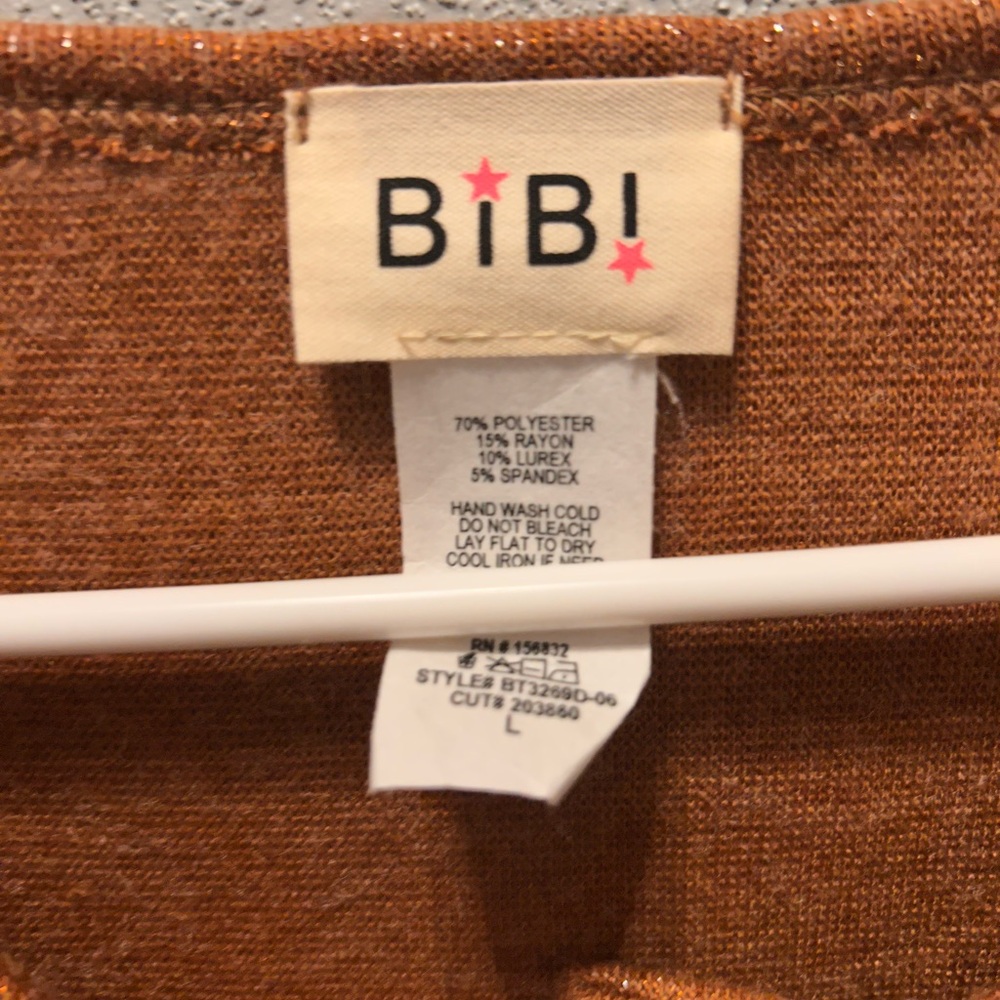 BiBi Copper Button-Up Top - image 3